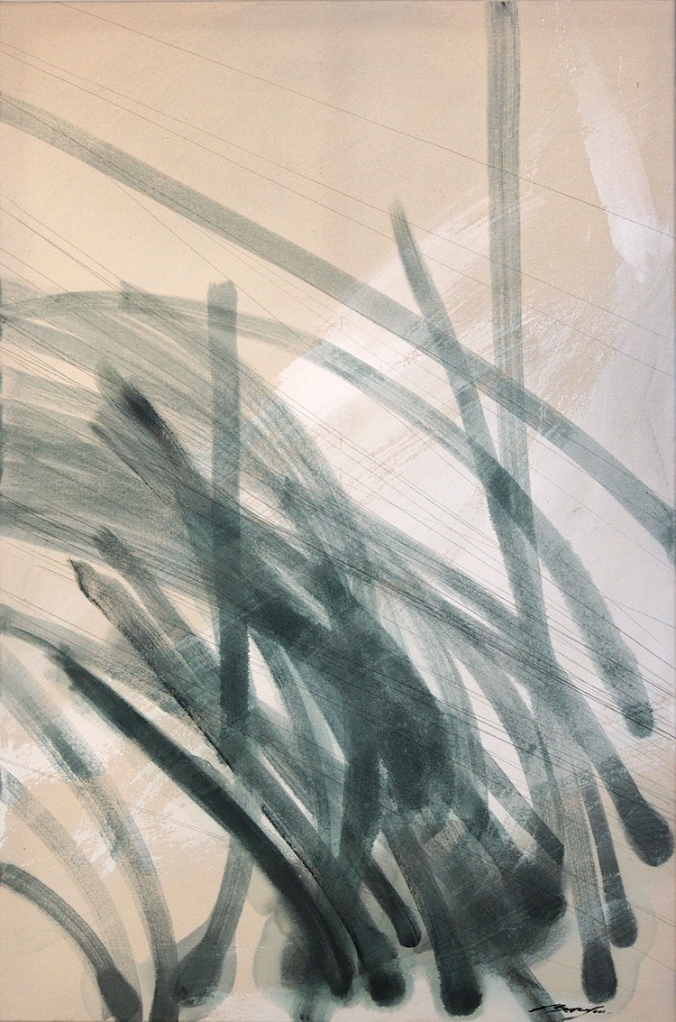 Windy Summer 2, 2006
Oil and graphite on canvas
150 x 100 cm