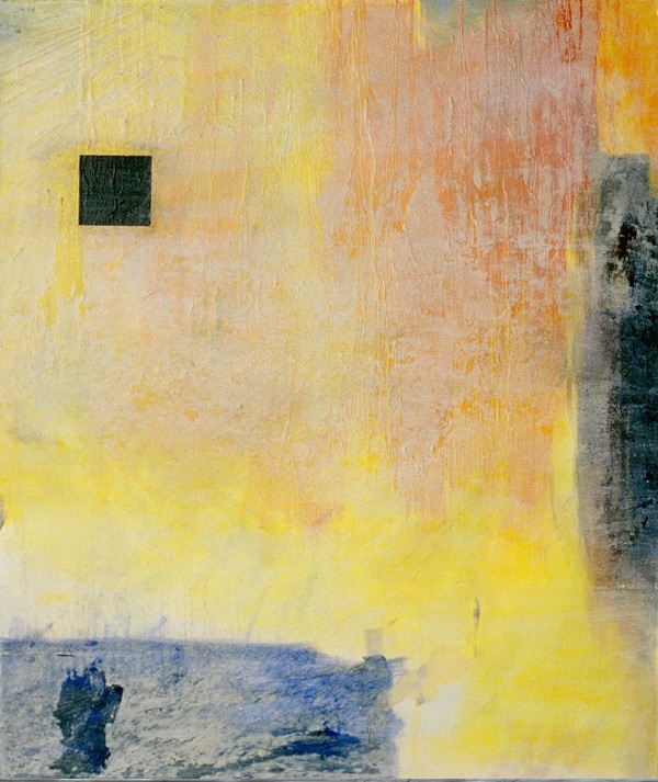 Pforte, Gate, 1994
Oil and wallpaper paste on canvas
130 x 110 cm