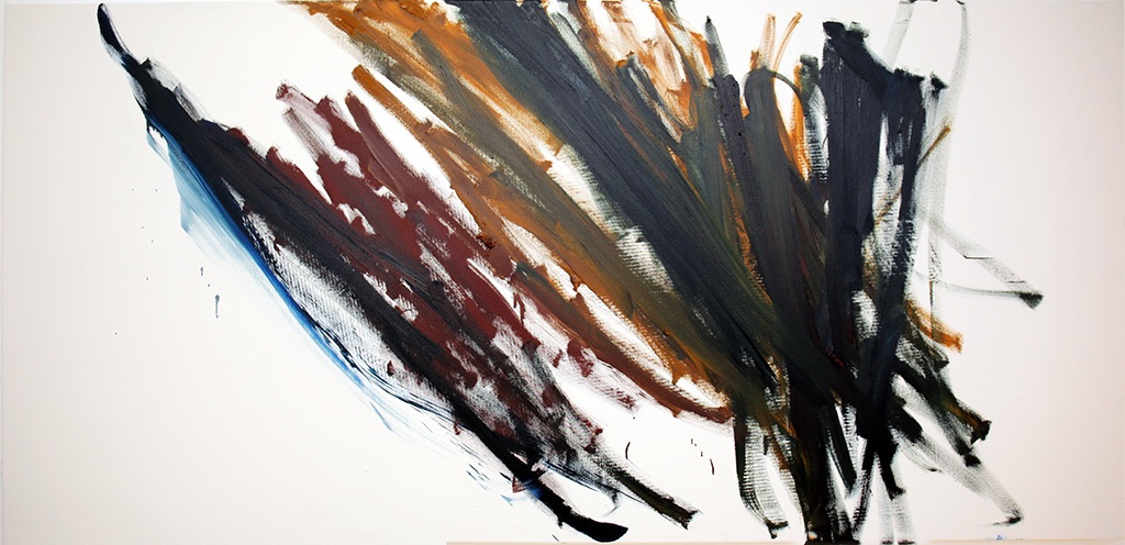 Gathering, 2019   Oil on canvas
105 x 195 cm