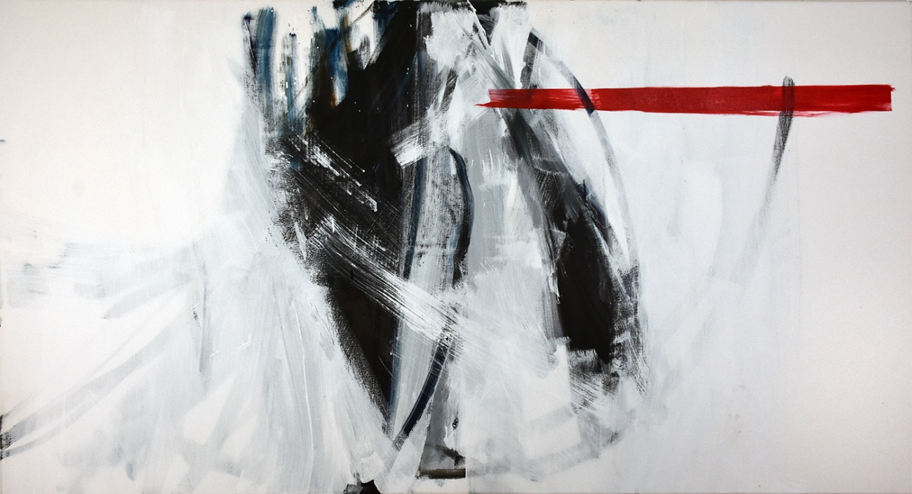 Love, 2022 Oil on canvas 95 x 195 cm