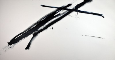 Zeichen, 2021 Oil on canvas 110 x 210 cm